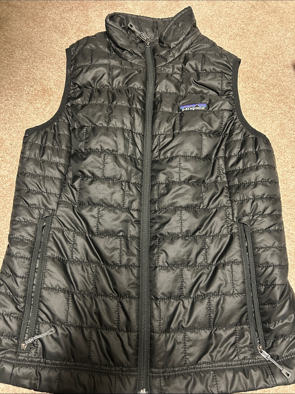 Patagonia Women’s Black Quilted Insulated Vest